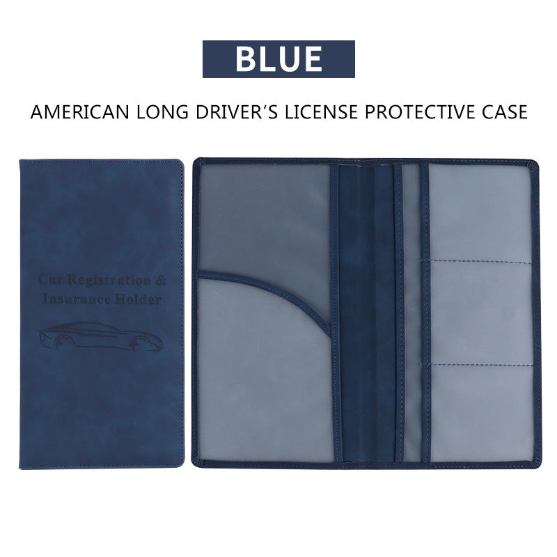 π Car Registration & Insurance Document Holder | Premium PU Leather Organizer