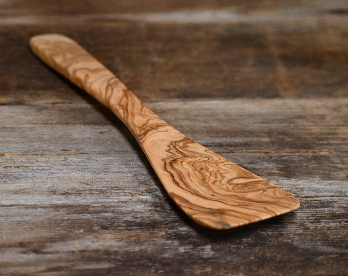Rustic Olive Wood Spoon: Handmade Kitchen Utensil, Eco-Friendly Gift Christmas gift